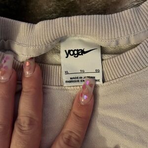 Nike Women's Cream Crew Neck Sweater